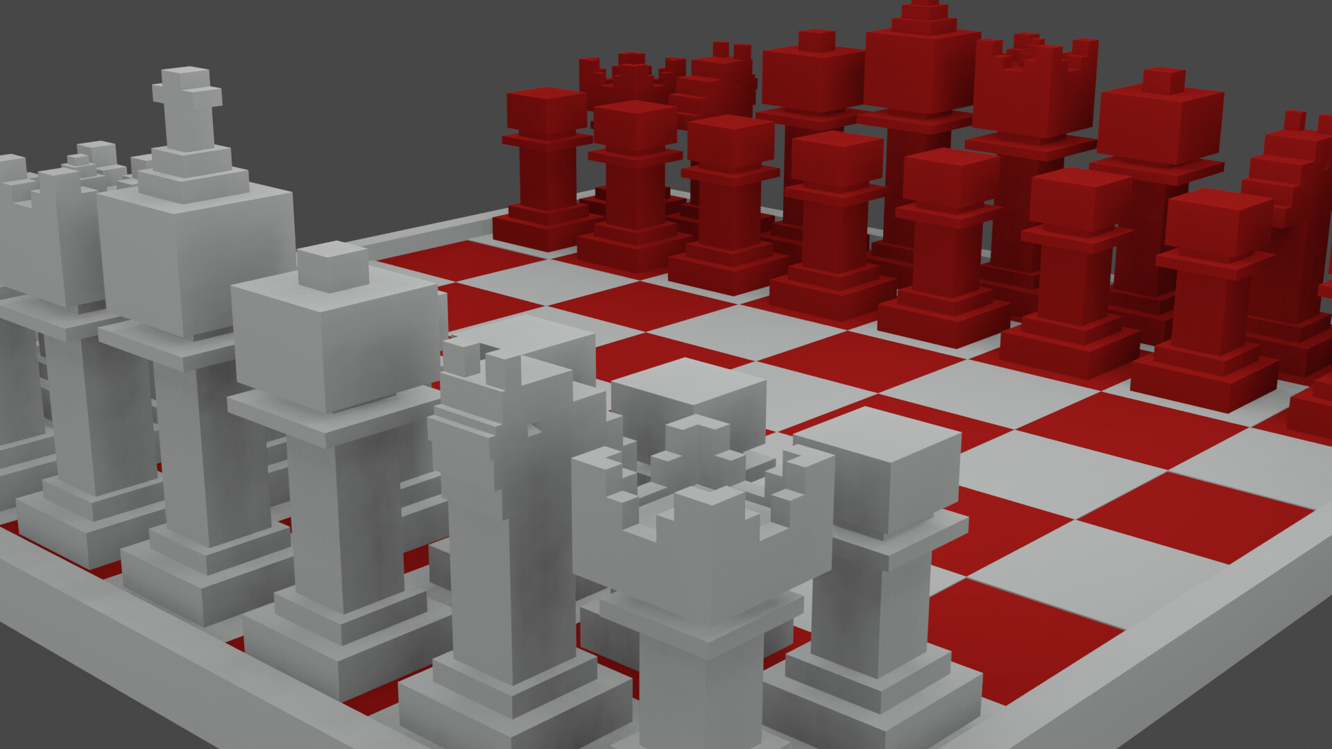 ArtStation - Low poly 3D Chessboard Game assets