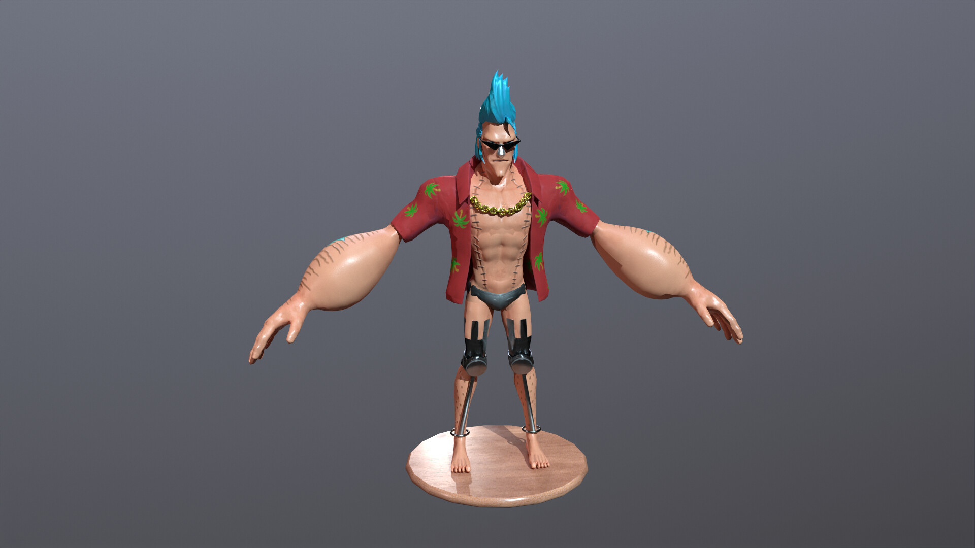 One Piece Franky Figure