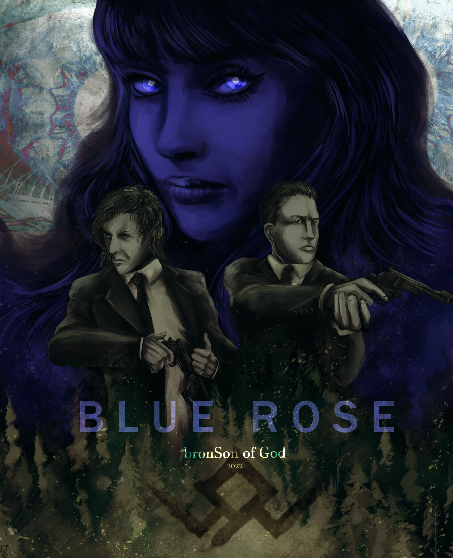 ArtStation Blue Rose