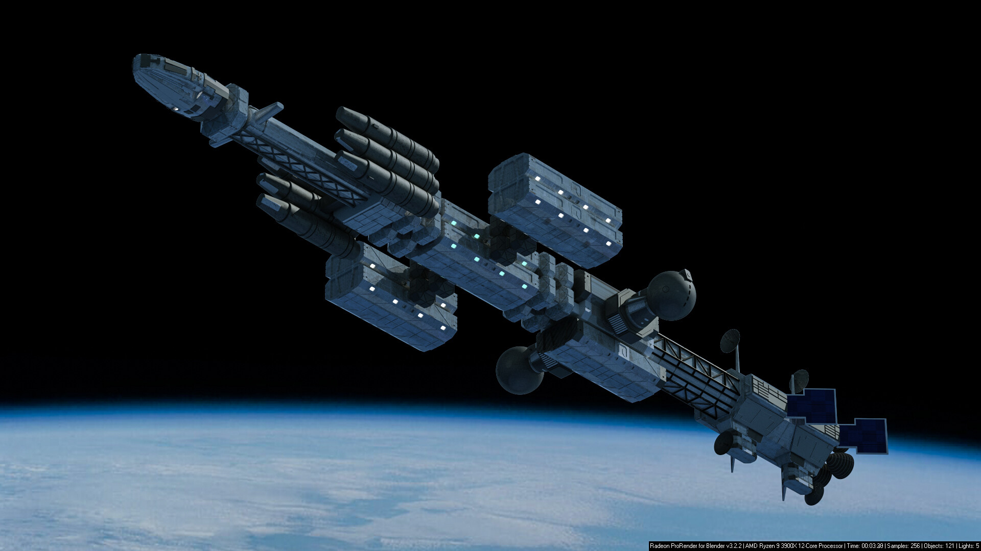 ArtStation - Space station