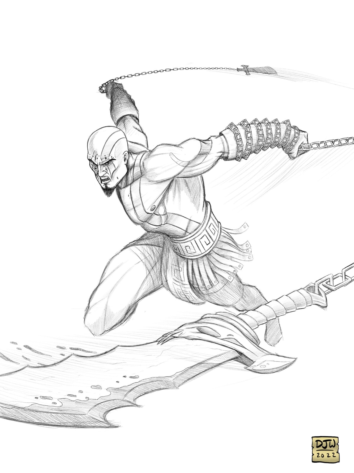 Kratos (Digital Pencils)