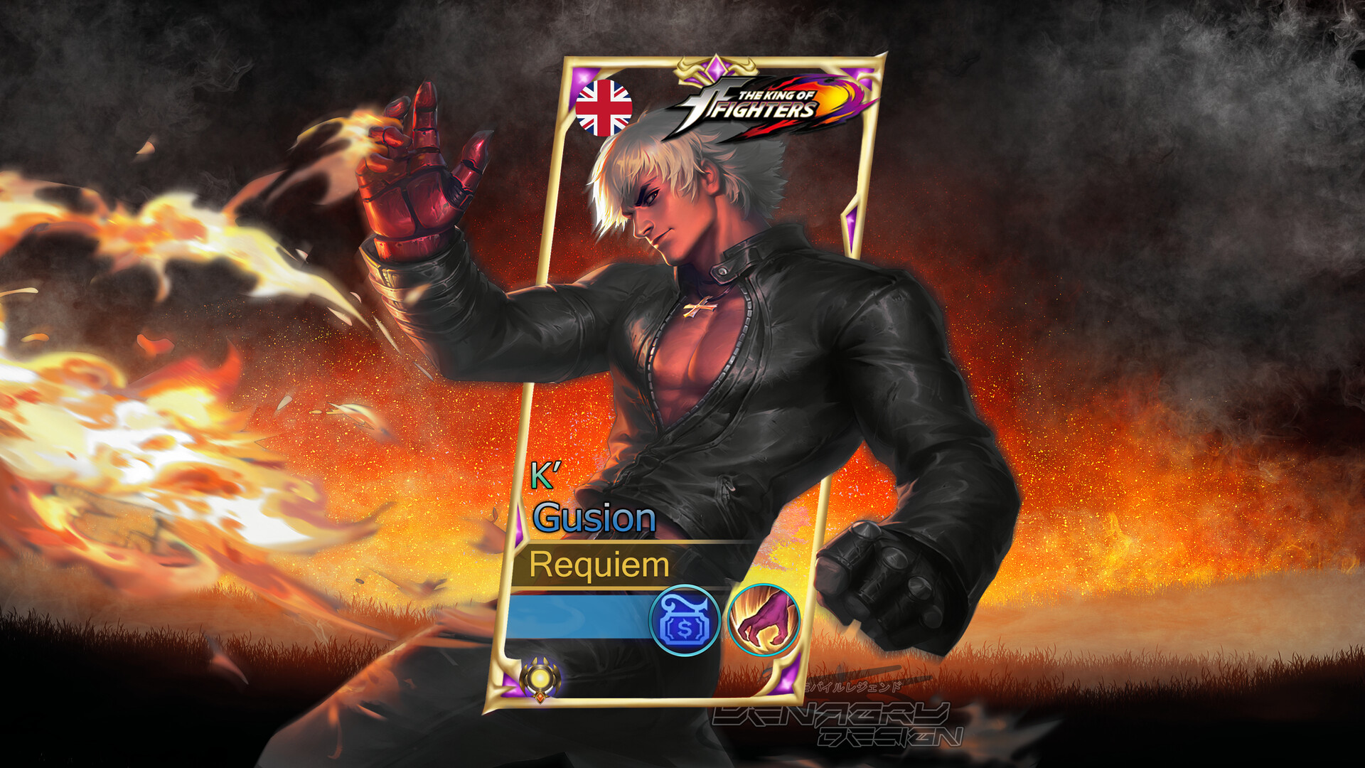 ArtStation - Players frame on Mobile Legends: bang bang, hero Gusion K'