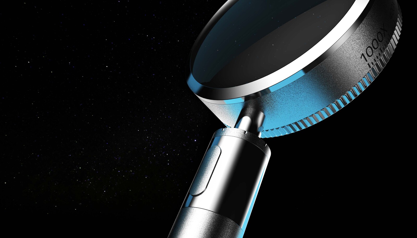 Close up View of magnic showing the shutter, mode selector dail and the large zoom ring