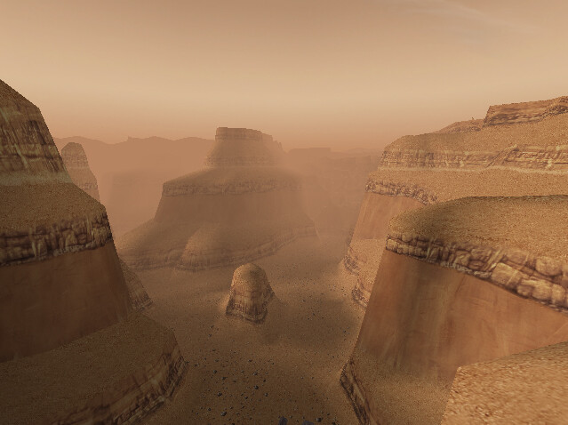 level IX - Was really fun to test fly around the terrain while I was making it.  Felt like I was a pilot!