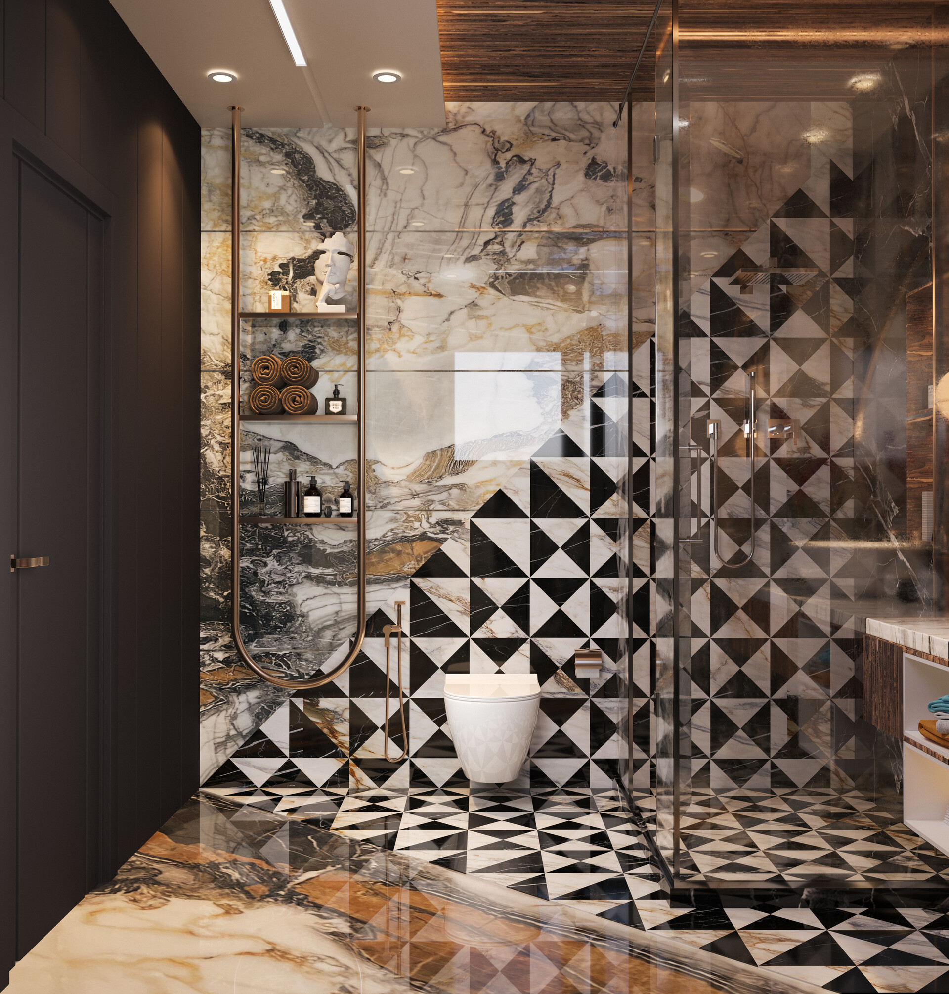 ArtStation - Luxury Concept Bathroom Visualization