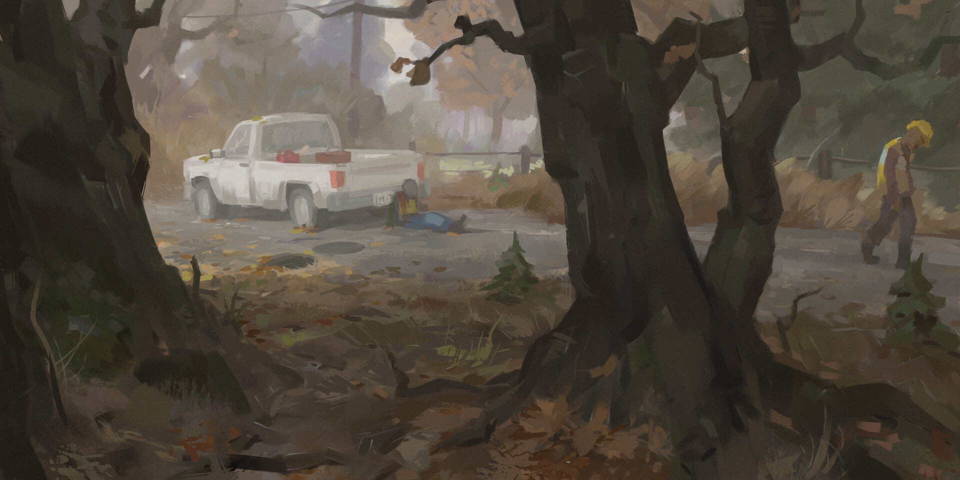 Artstation salvation project zomboid fanart 