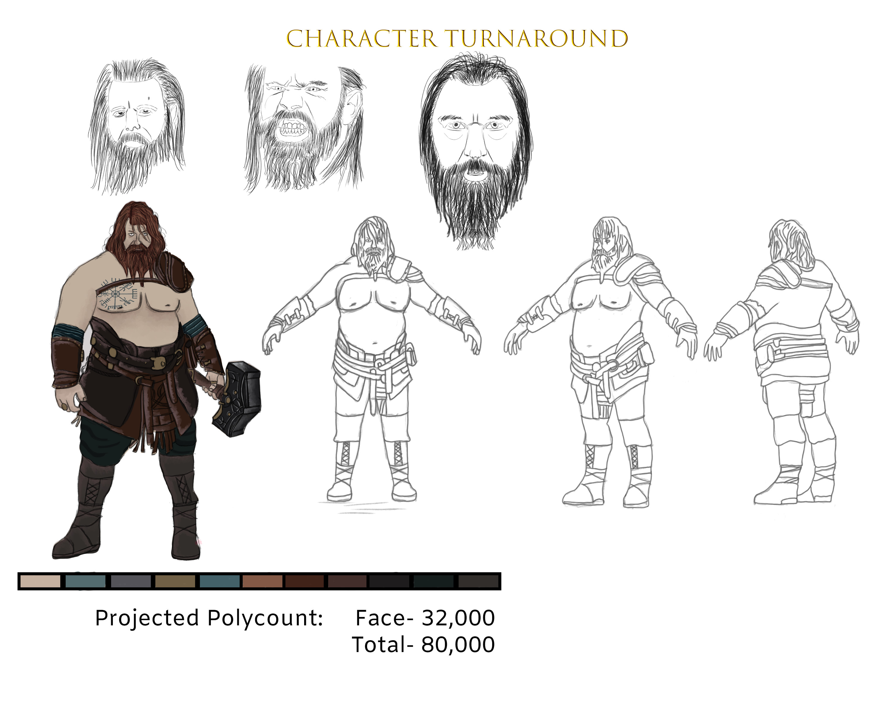 Thor - God of War Ragnarok by JohnHannon, Character Art, 3D