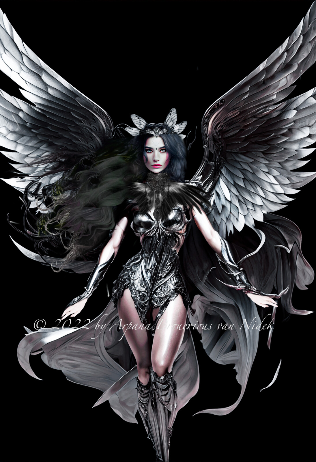 Character creation using MIdjourney and Photoshop