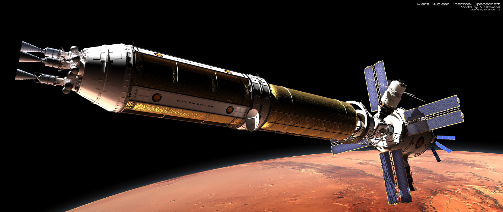 Graham Gazzard Mars Nuclear Thermal Spacecraft Concept.