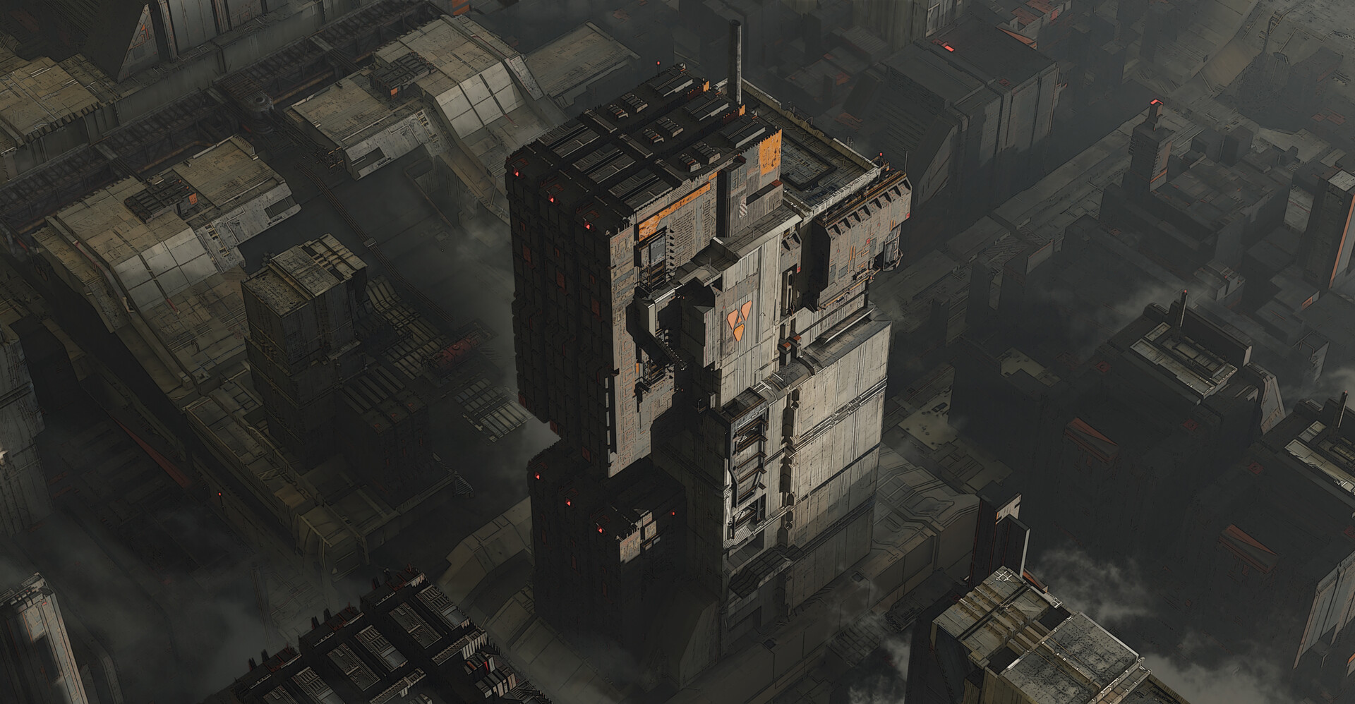ArtStation sci fi city building
