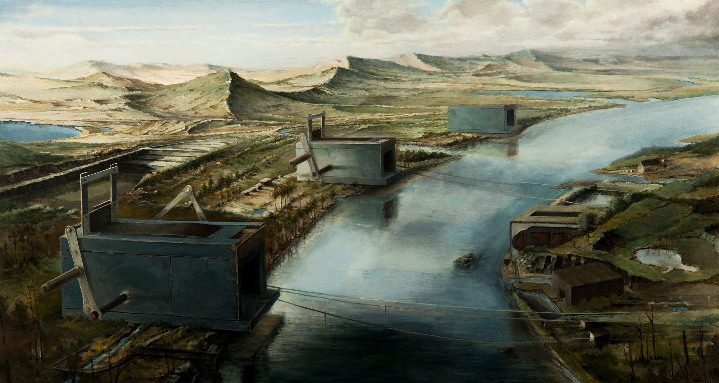 Edmund Mathews, The Denial, 68” x 36”, Oil on canvas, 2014-2015