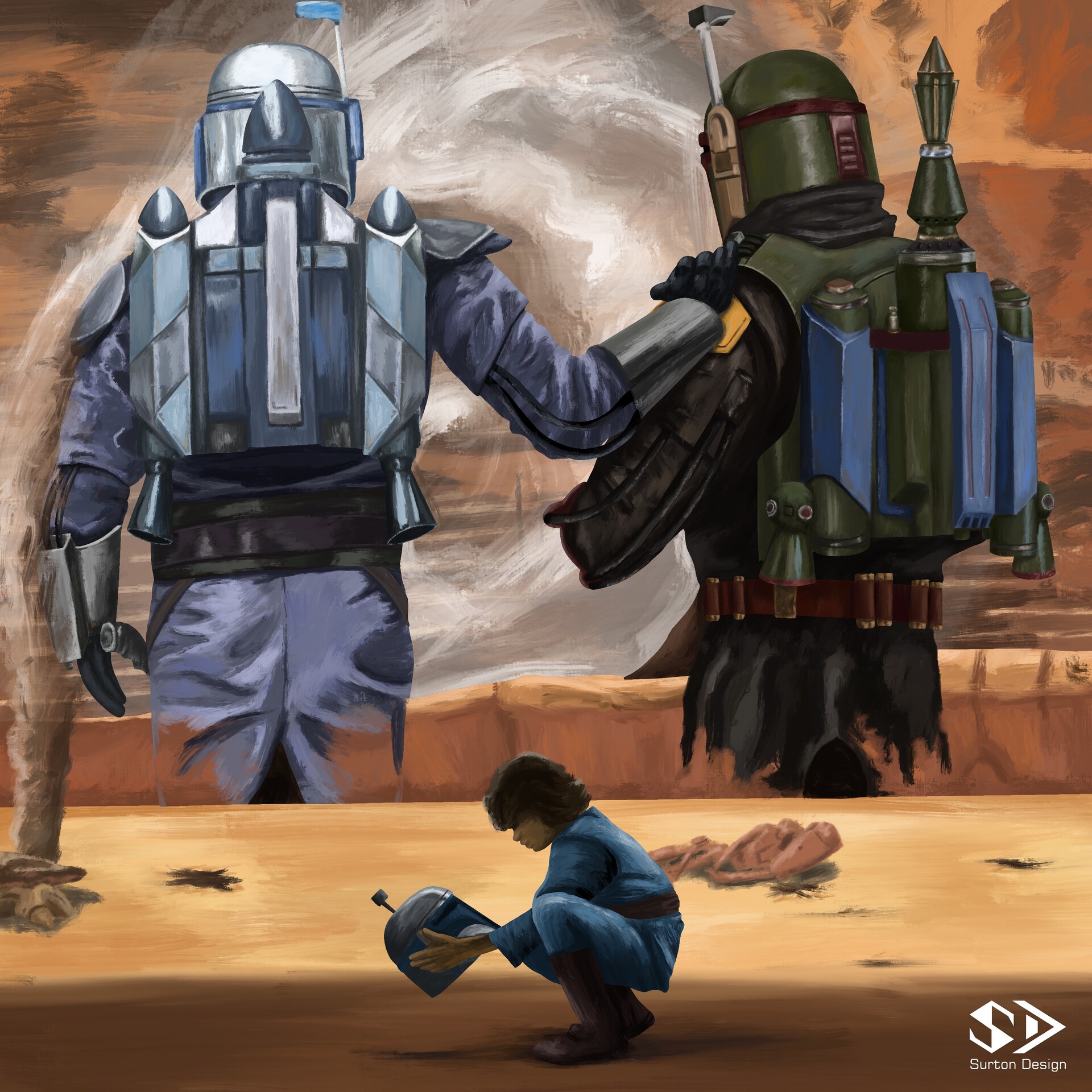 ArtStation - Boba and Jango Fett