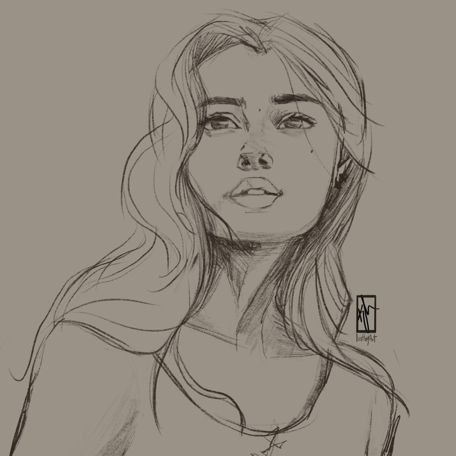 ArtStation - Portrait of a Woman (Quick Sketch)
