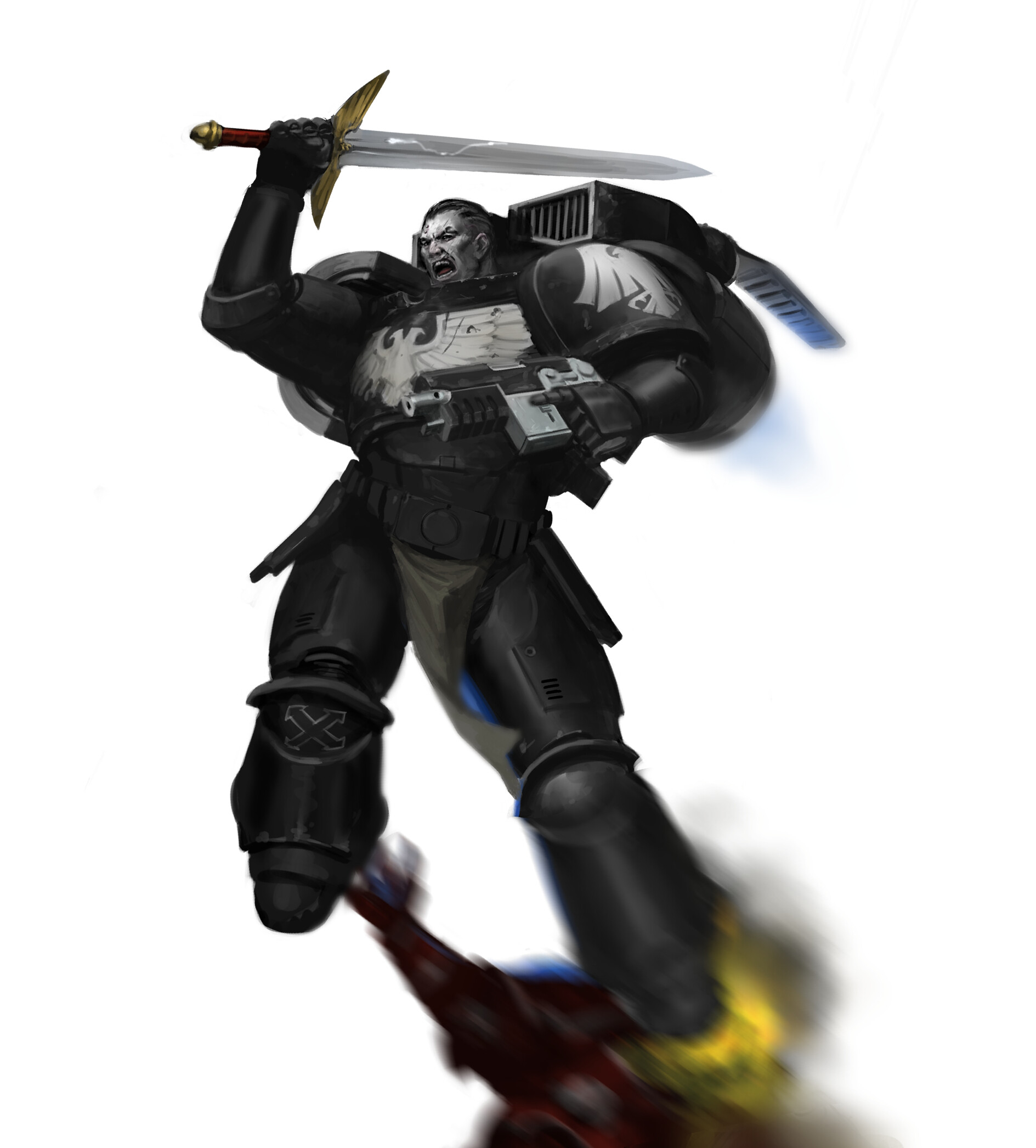 ArtStation Raven Guard Jump Assault Primaris