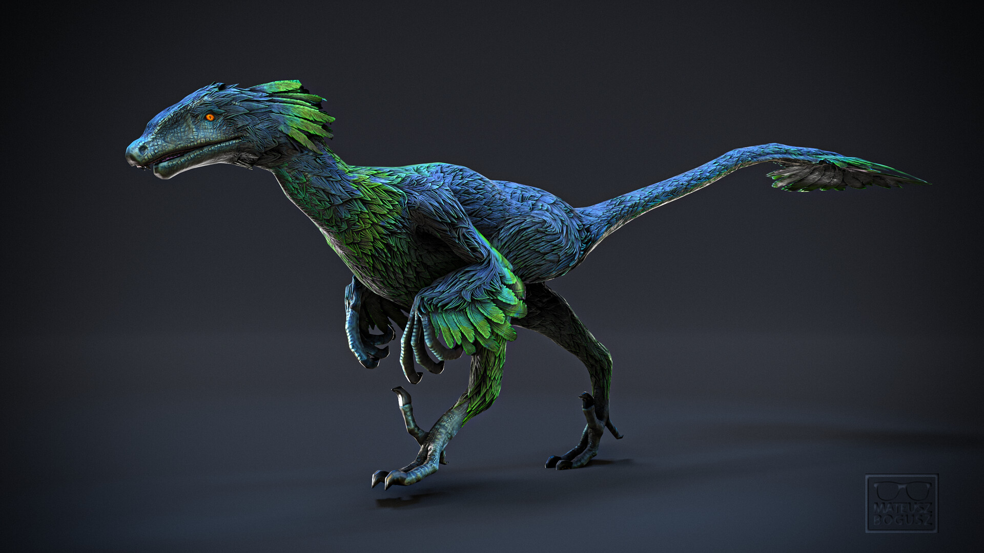 ArtStation - Deinonychus A.