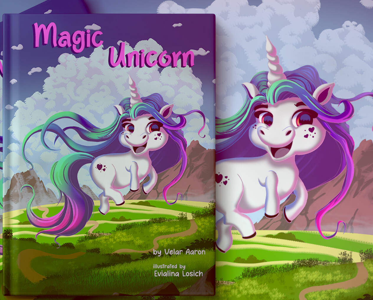 ArtStation - Book cover UNICORN