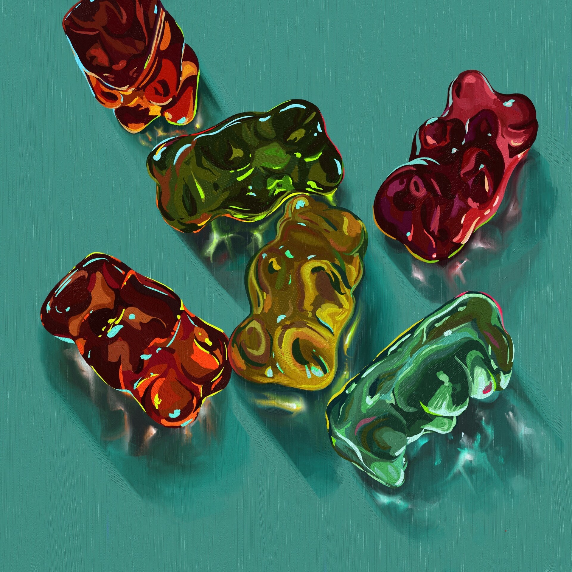 ArtStation Gummy Bear Glow