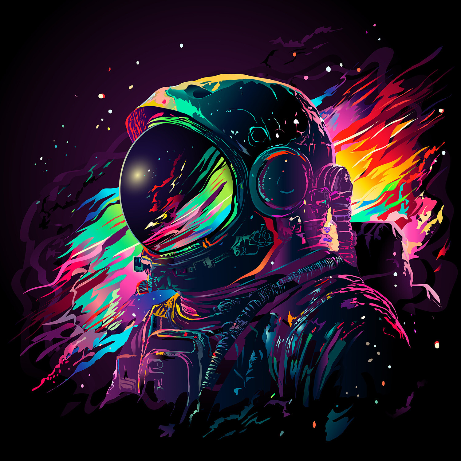 Wallpaper Astronaut Amoled Art Darkness Space Background  Download  Free Image