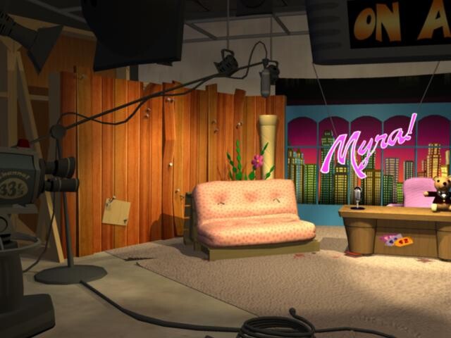Sam &amp; Max Save the World - "Talk Show" set
