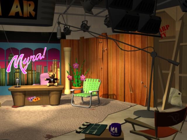 Sam &amp; Max Save the World - "Talk Show" set