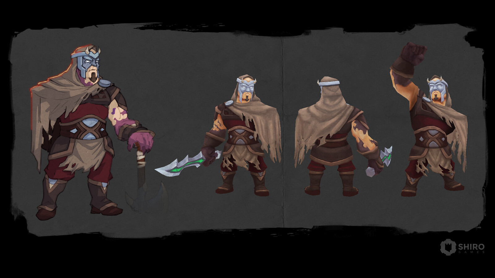 3D Model - Surtr (Warchief of the Dragons clan) - Model texture &amp; animation 