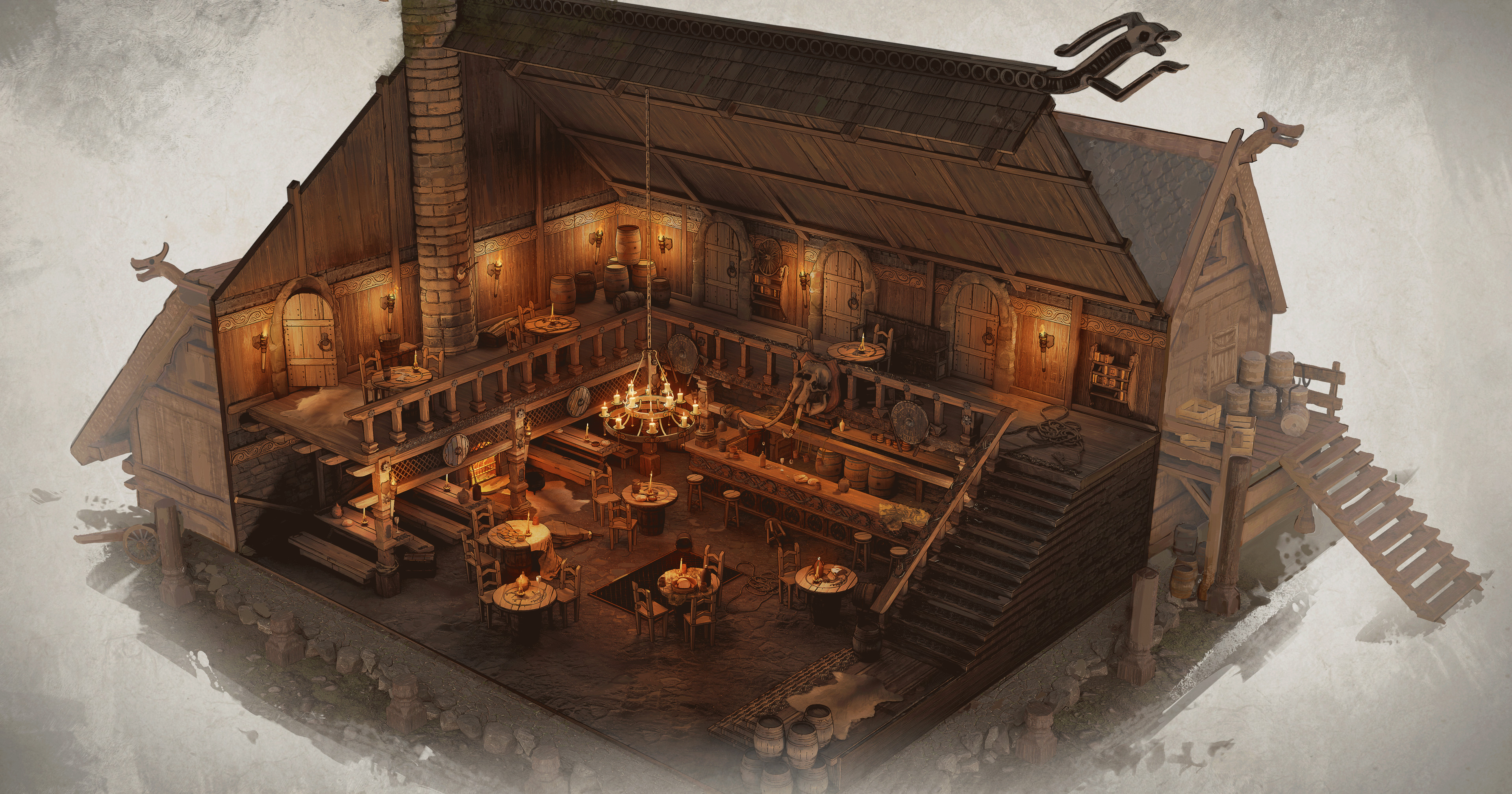 Tavern Interior Design
