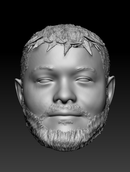 ArtStation Action Figure Head Sculpt Commission Andrew