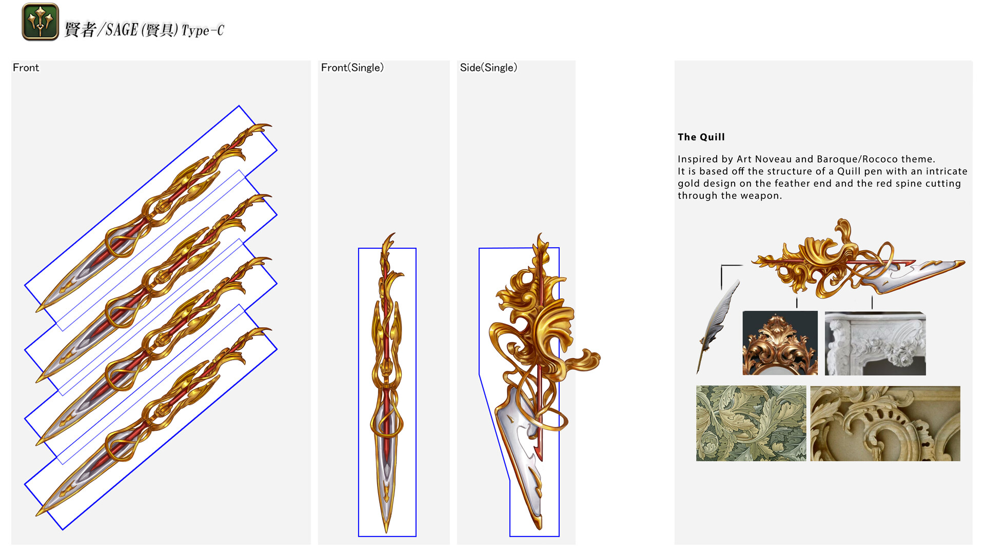 Belsprout ffxiv sage arms weapon design