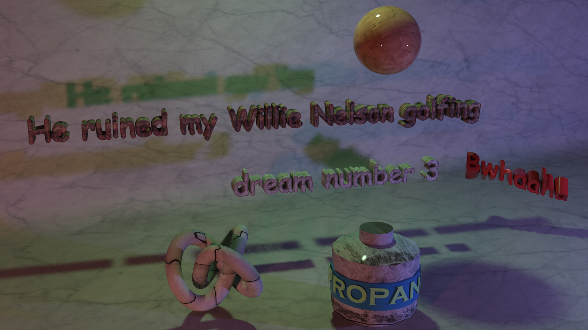 ArtStation - Text Scene Project