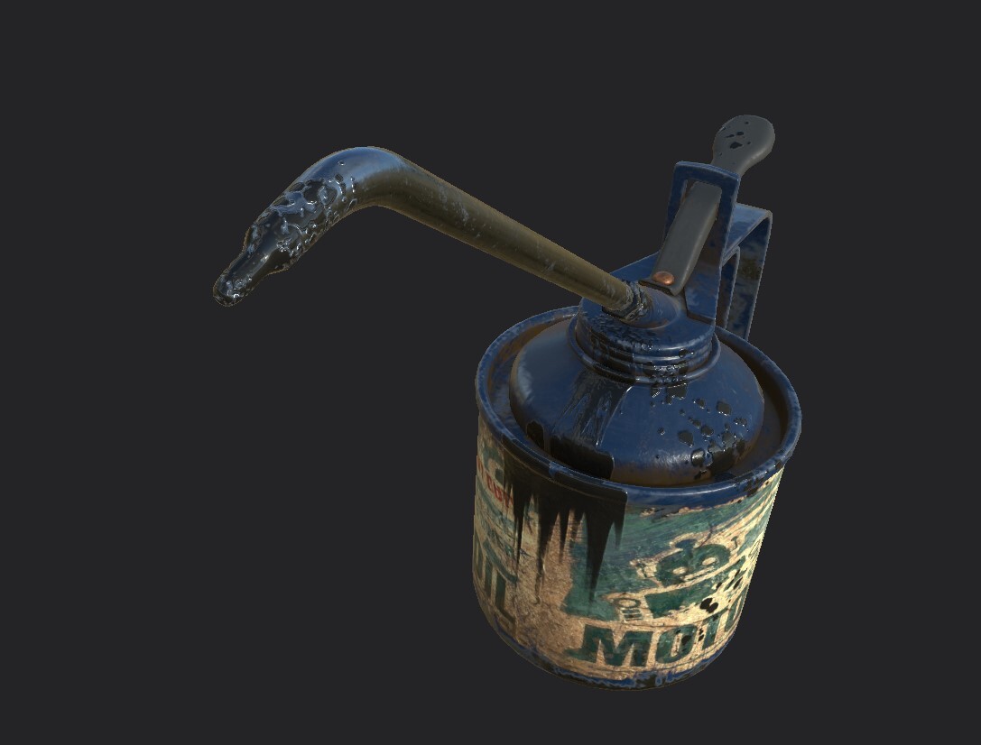 Oil Can 3D model