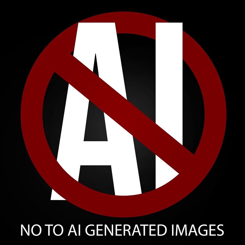 NO TO AI GENERATED IMAGES
