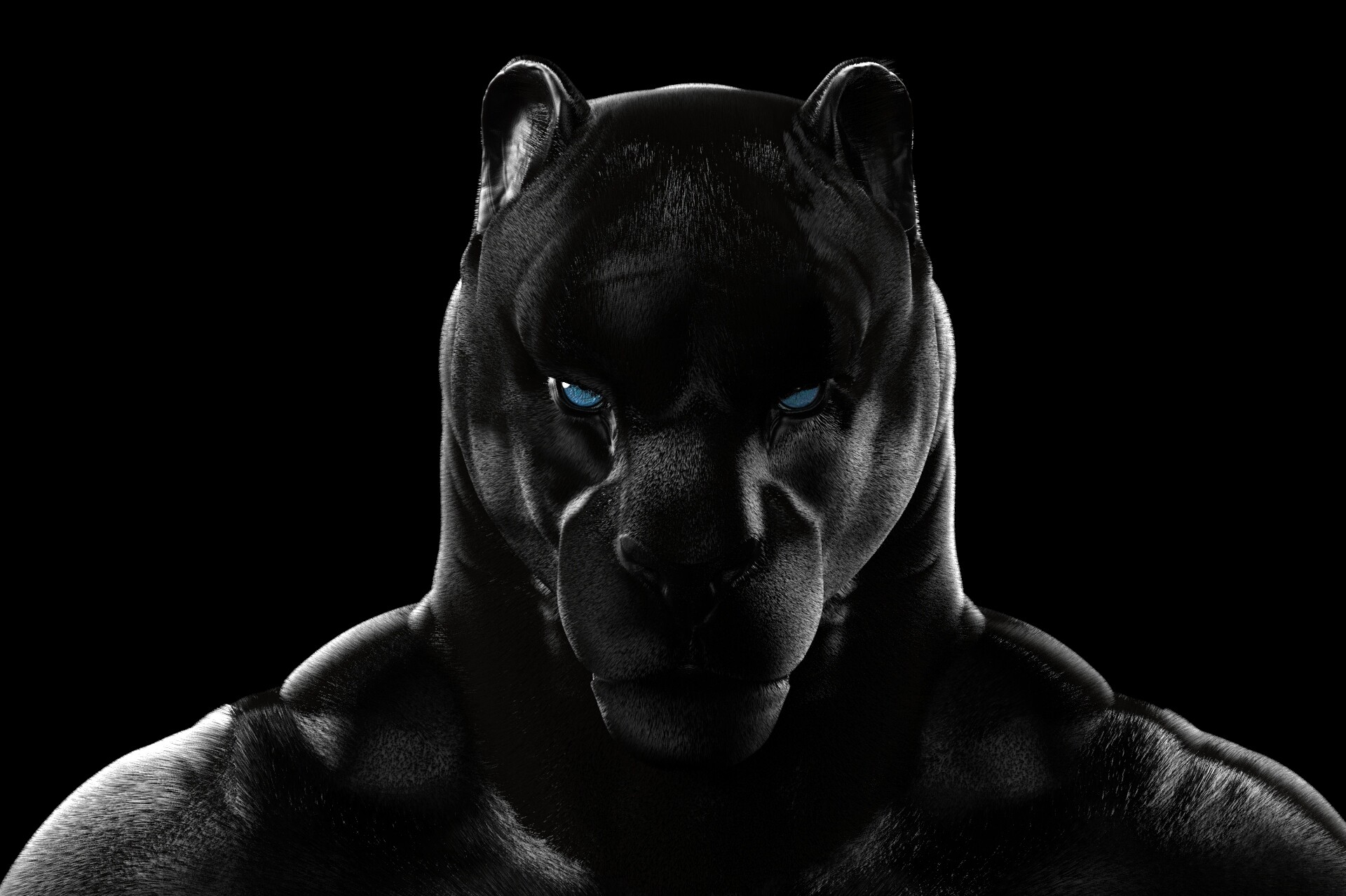 humanoid panther