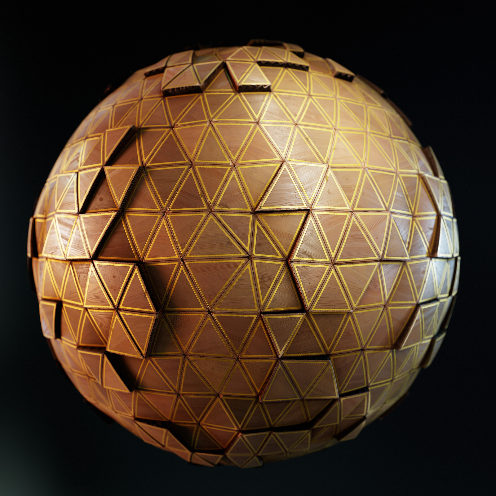 Triangle Wood Panels