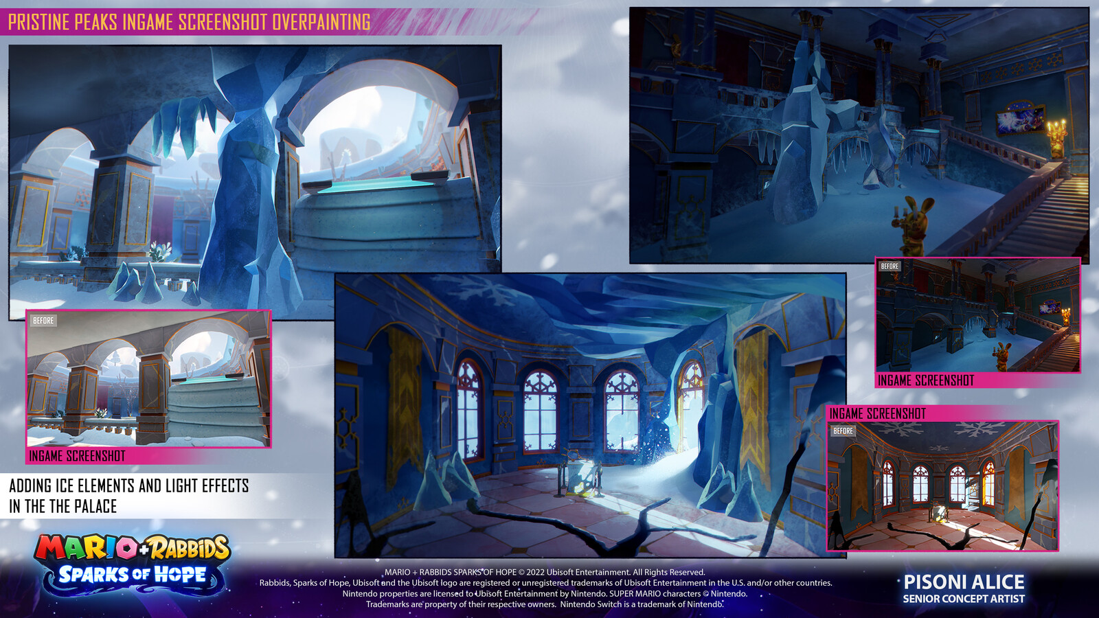 Overpaintings on ingame screenshots