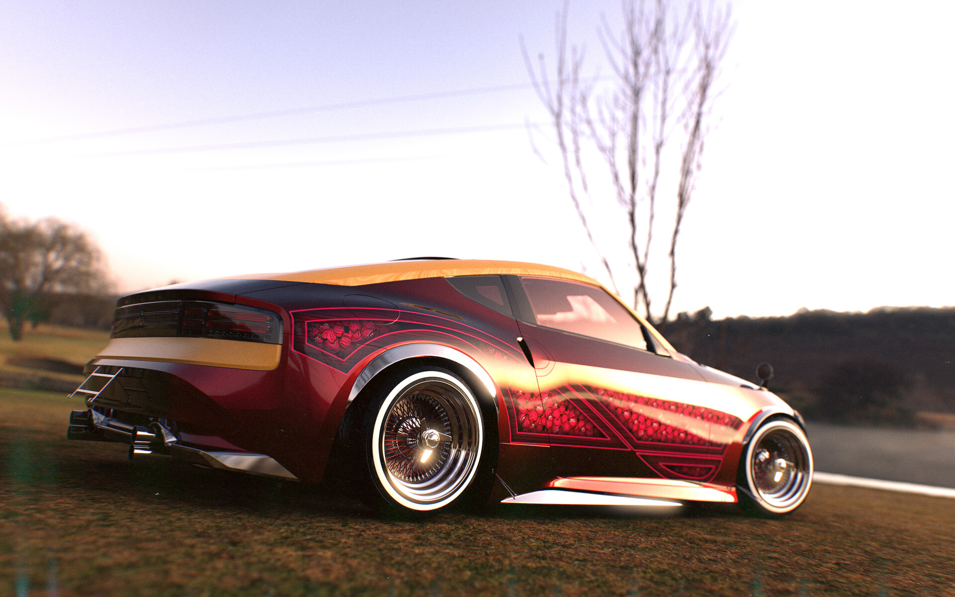 ArtStation - Lowrider Nissan Fairlady Z (RZ34)