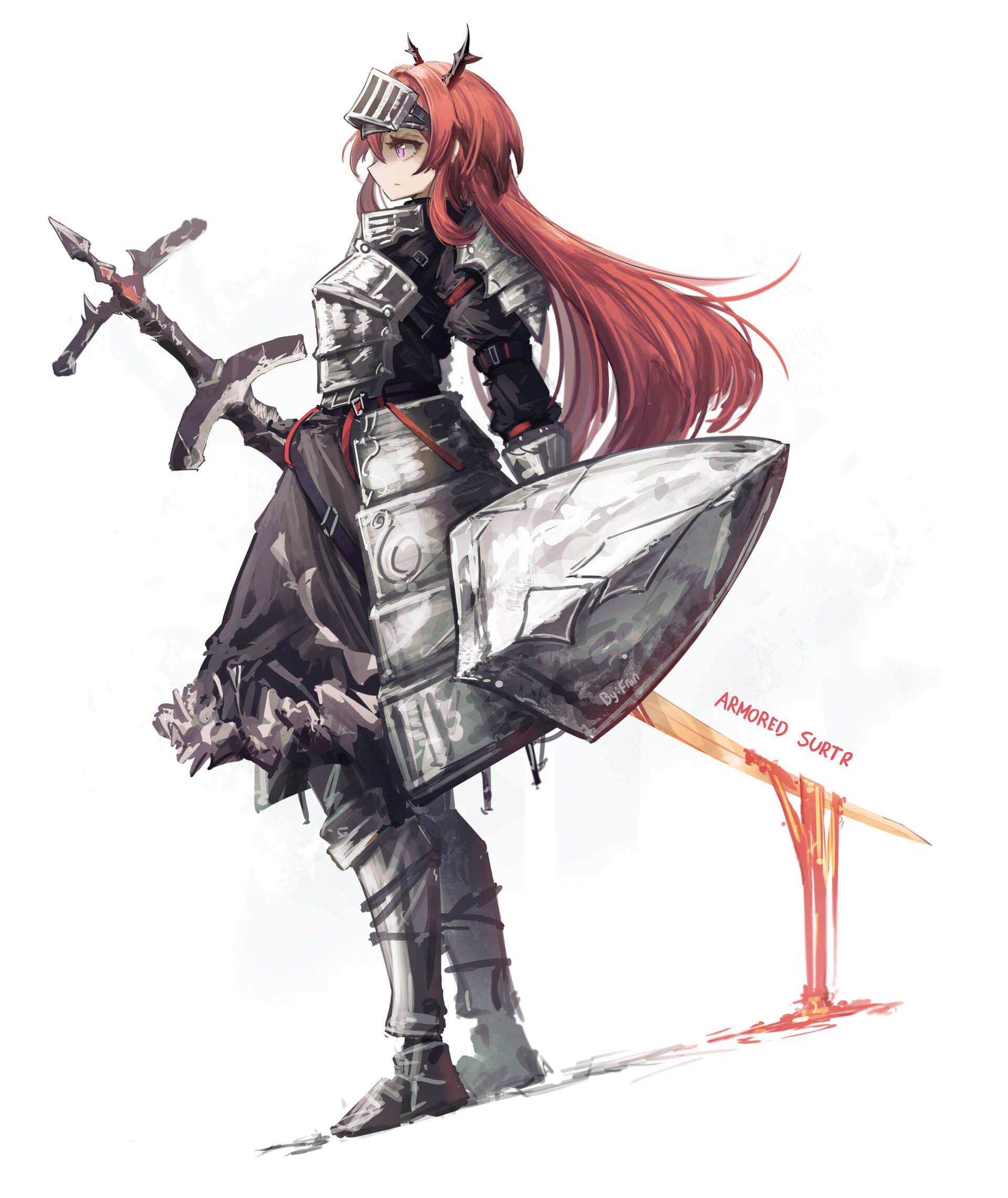 ArtStation - Armored Surtr