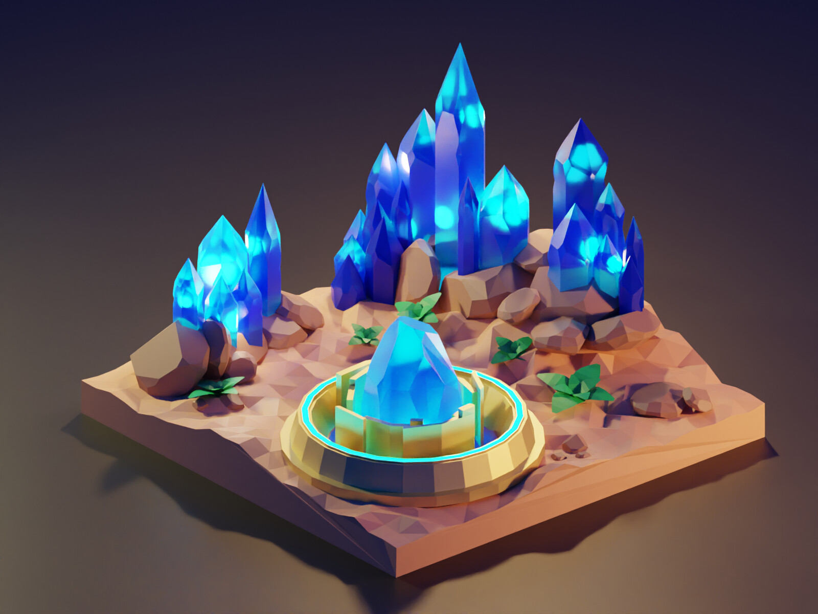 ArtStation Crystal construction