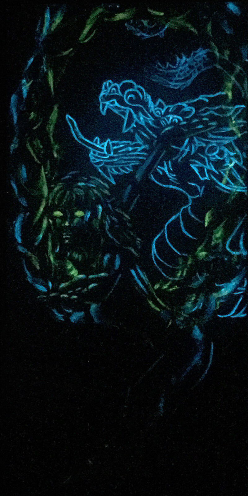 Glow effects in the dark