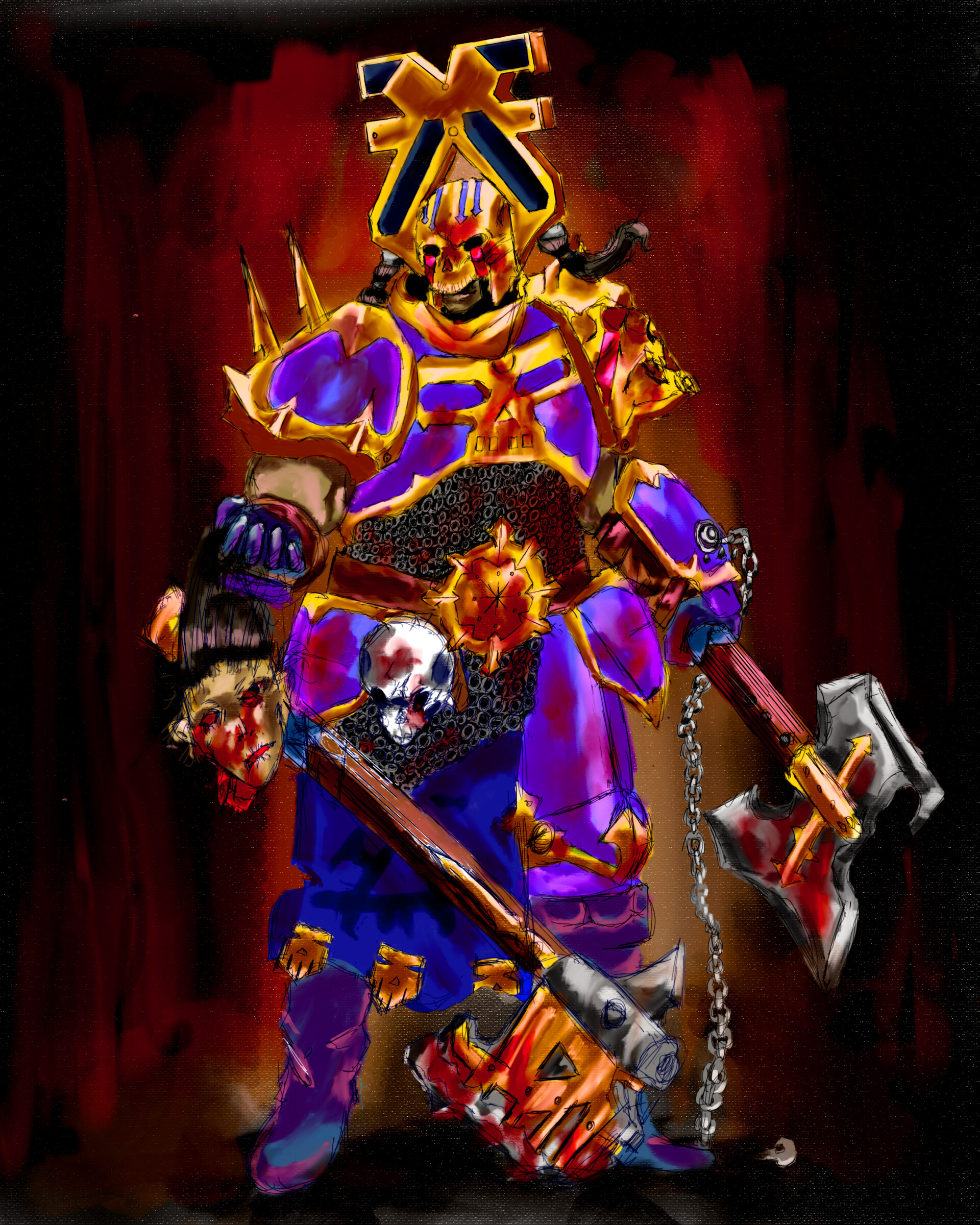 ArtStation "Aspiring Deathbringer" Warhammer Age of Sigmar