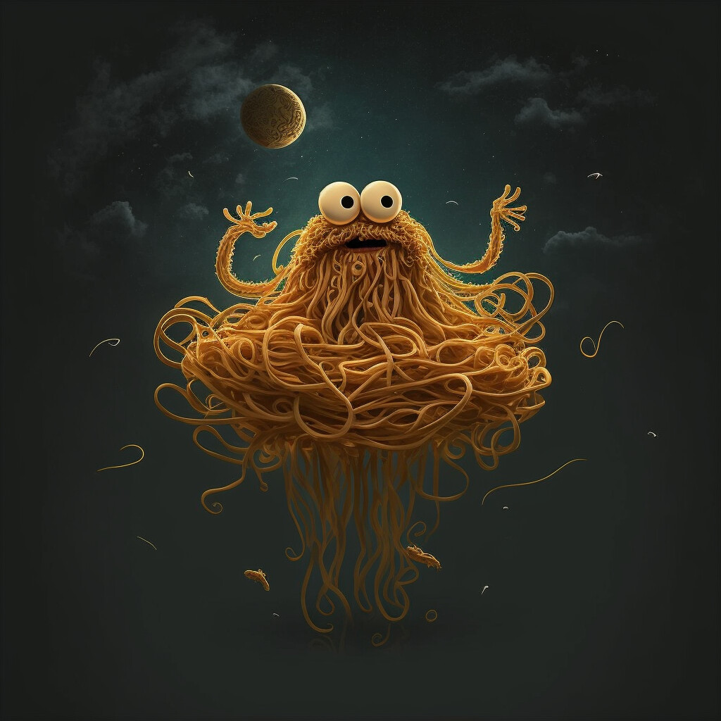 Giant Flying Spaghetti Monster