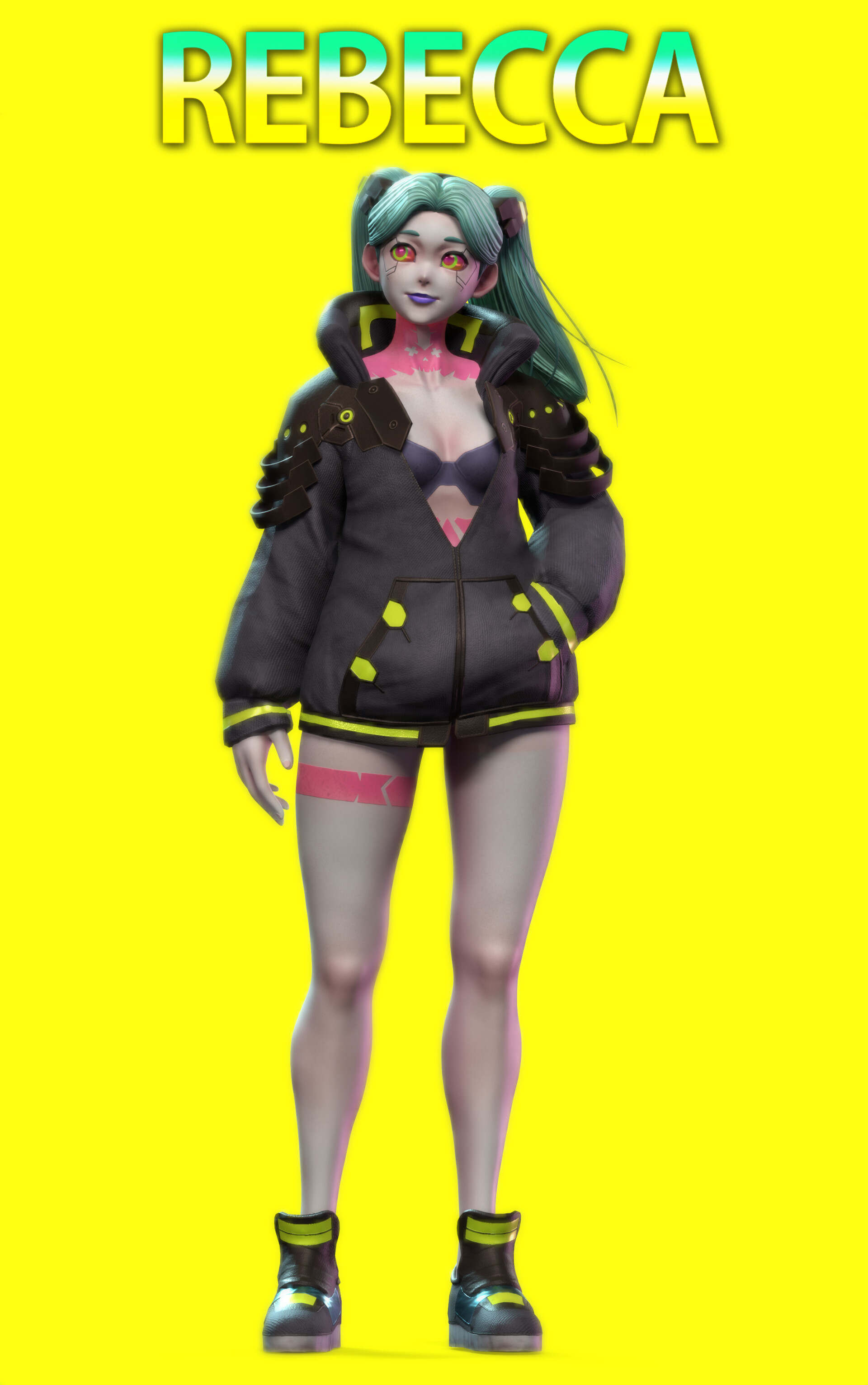 ArtStation - CyberPunk : Edgerunners Rebecca