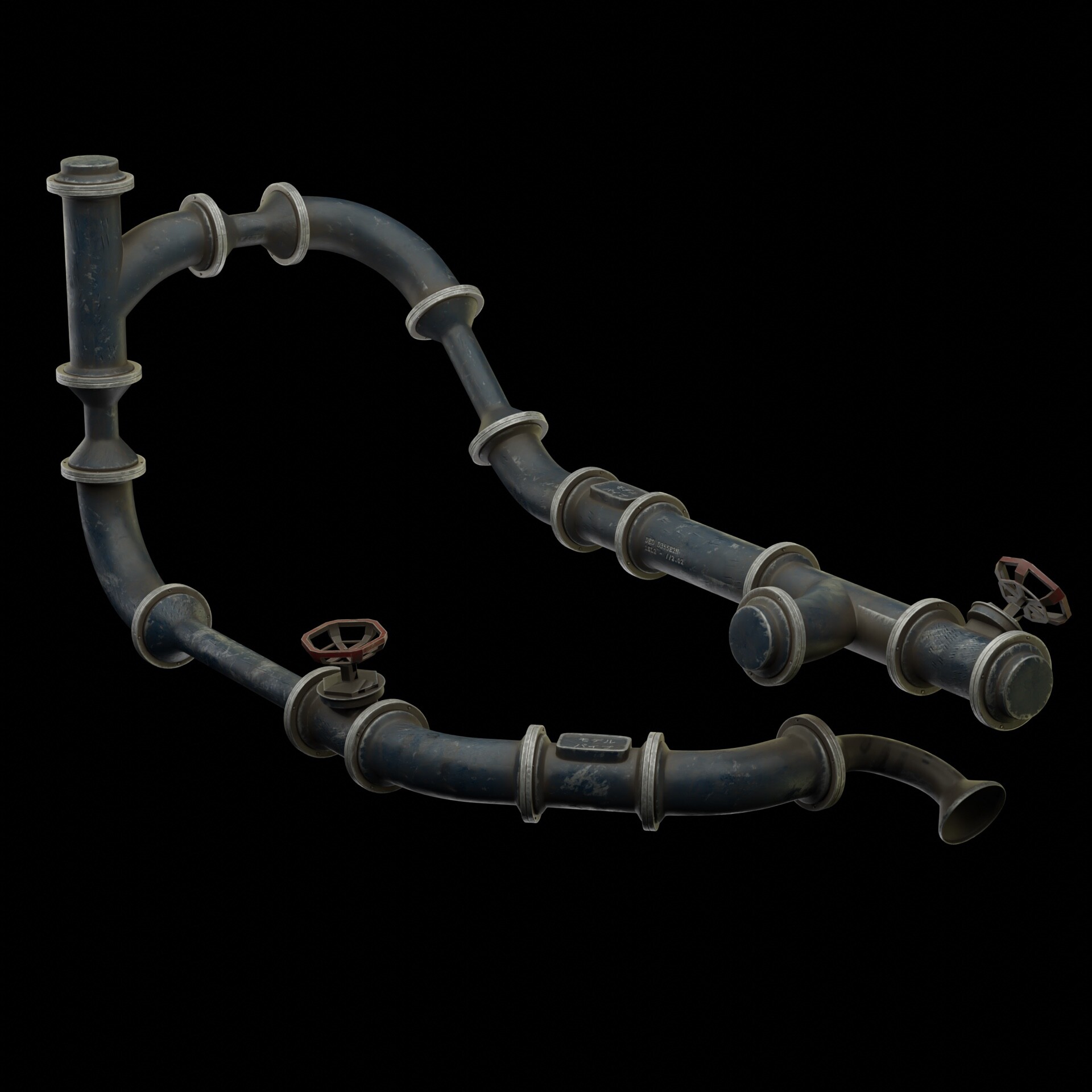 ArtStation Pipes and other painted pipes, and another one
