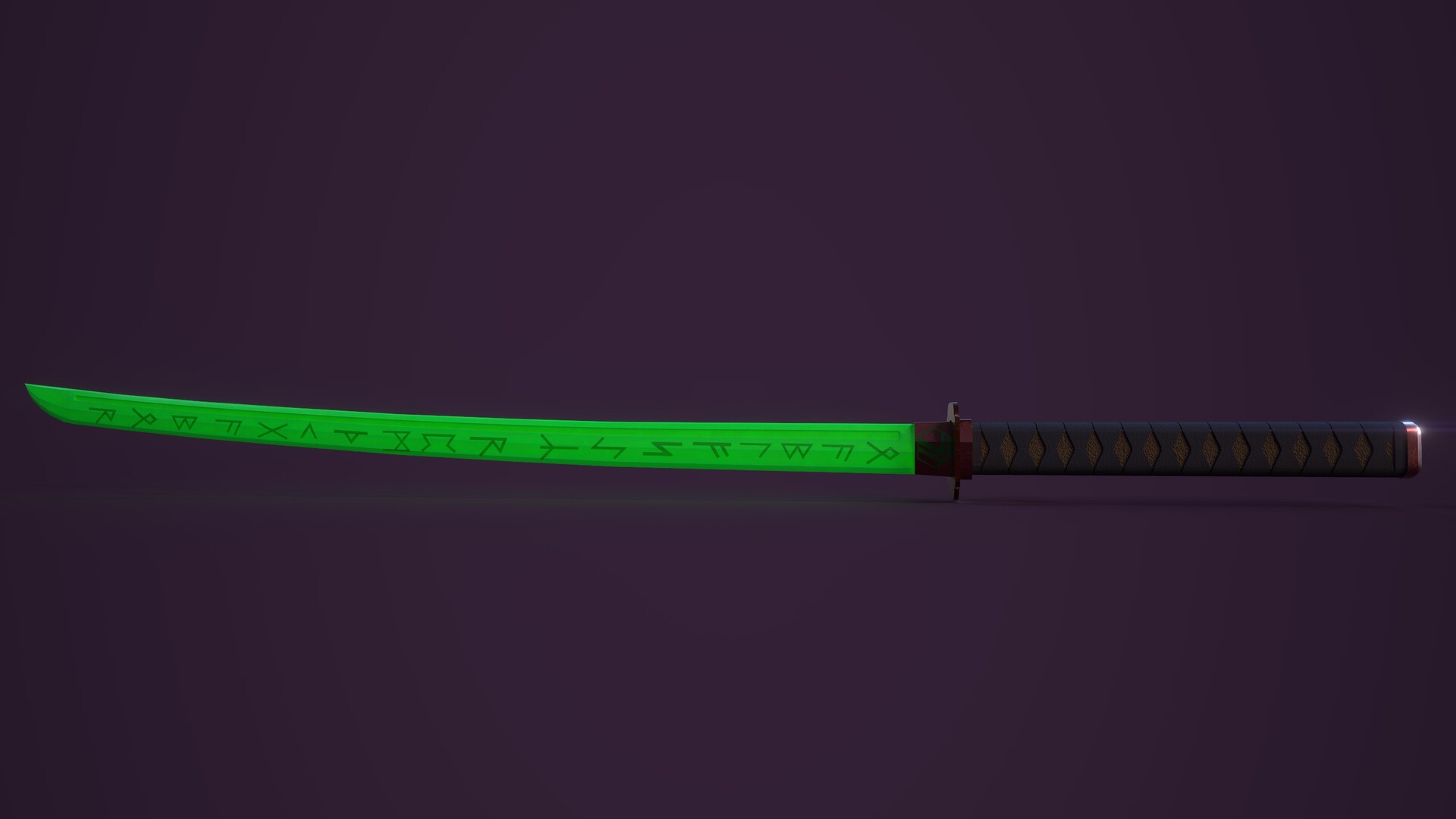 Crystal Katana | 3D model