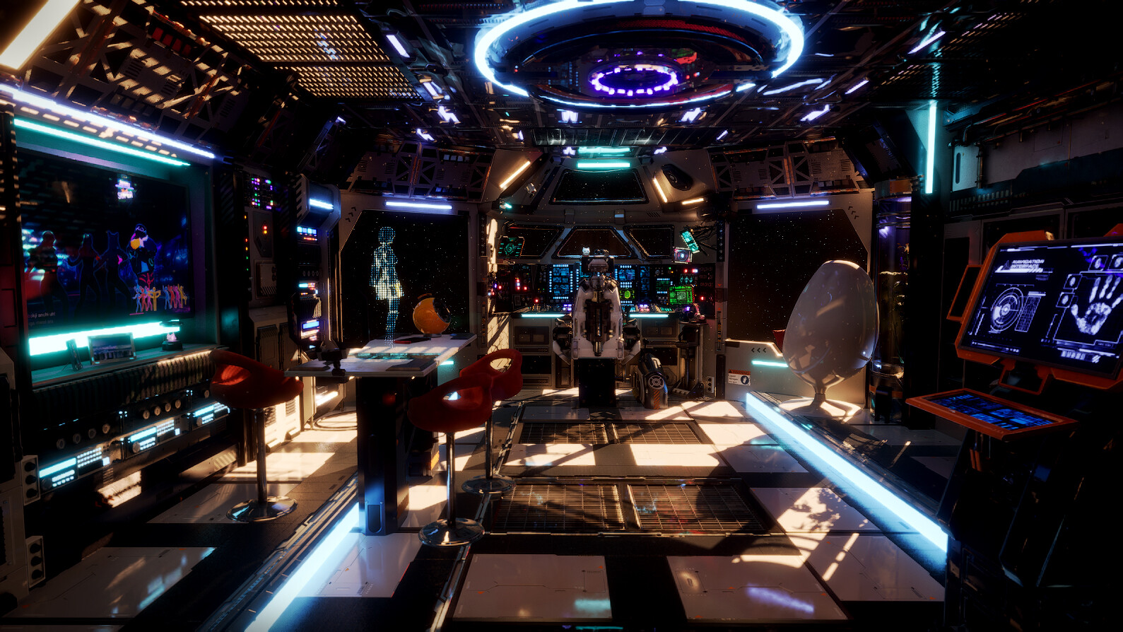 ArtStation - Unrealengine Spaceship interior