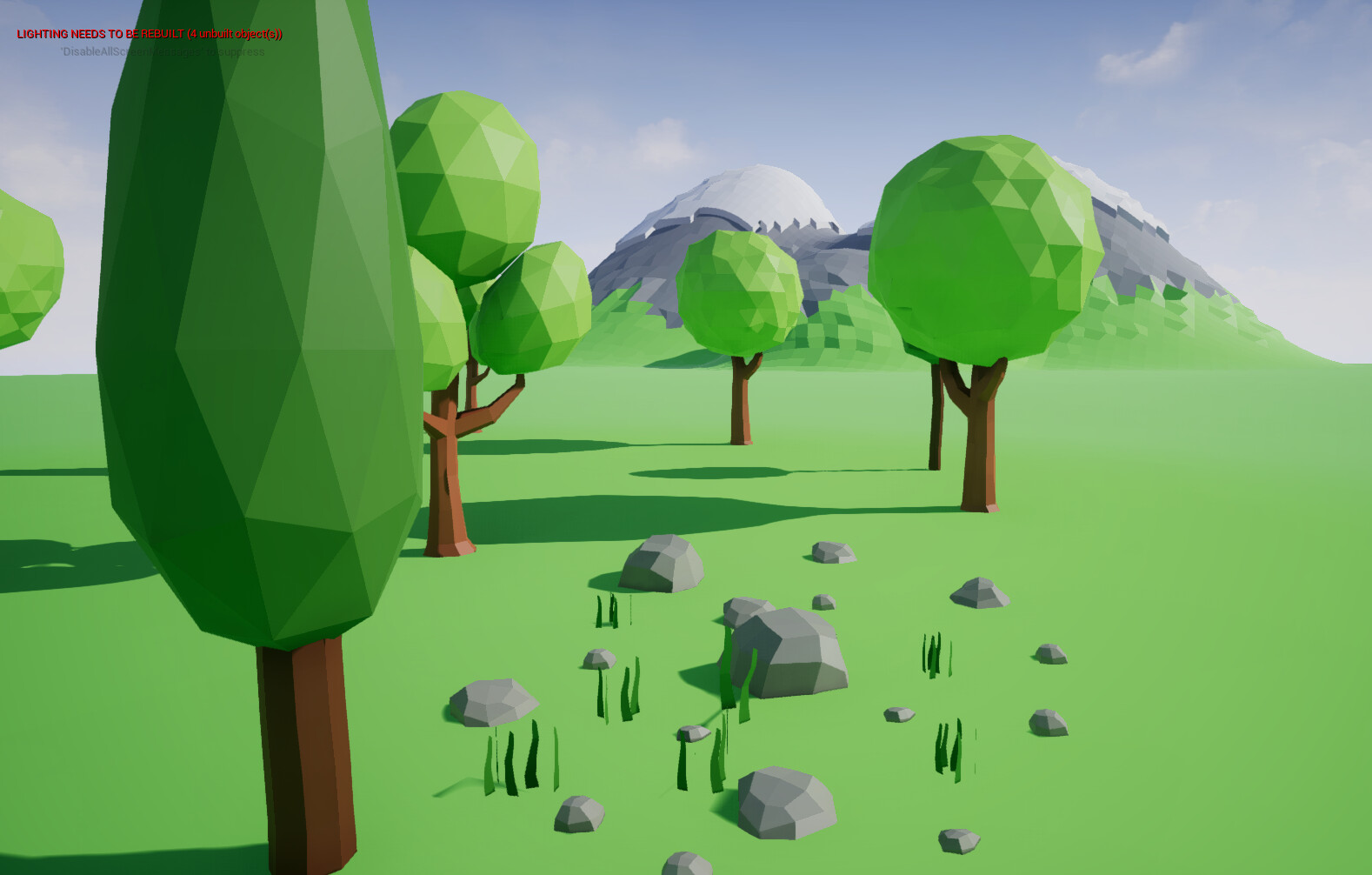 ArtStation - Landscape in low poly