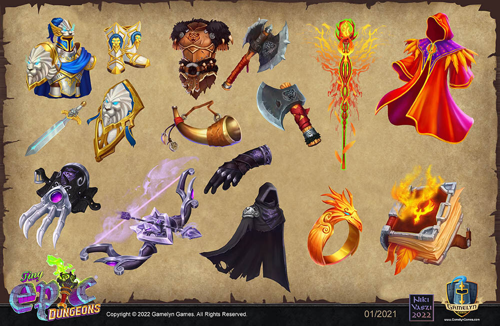 Lion, Bear, Panther &amp; Phoenix Armor sets