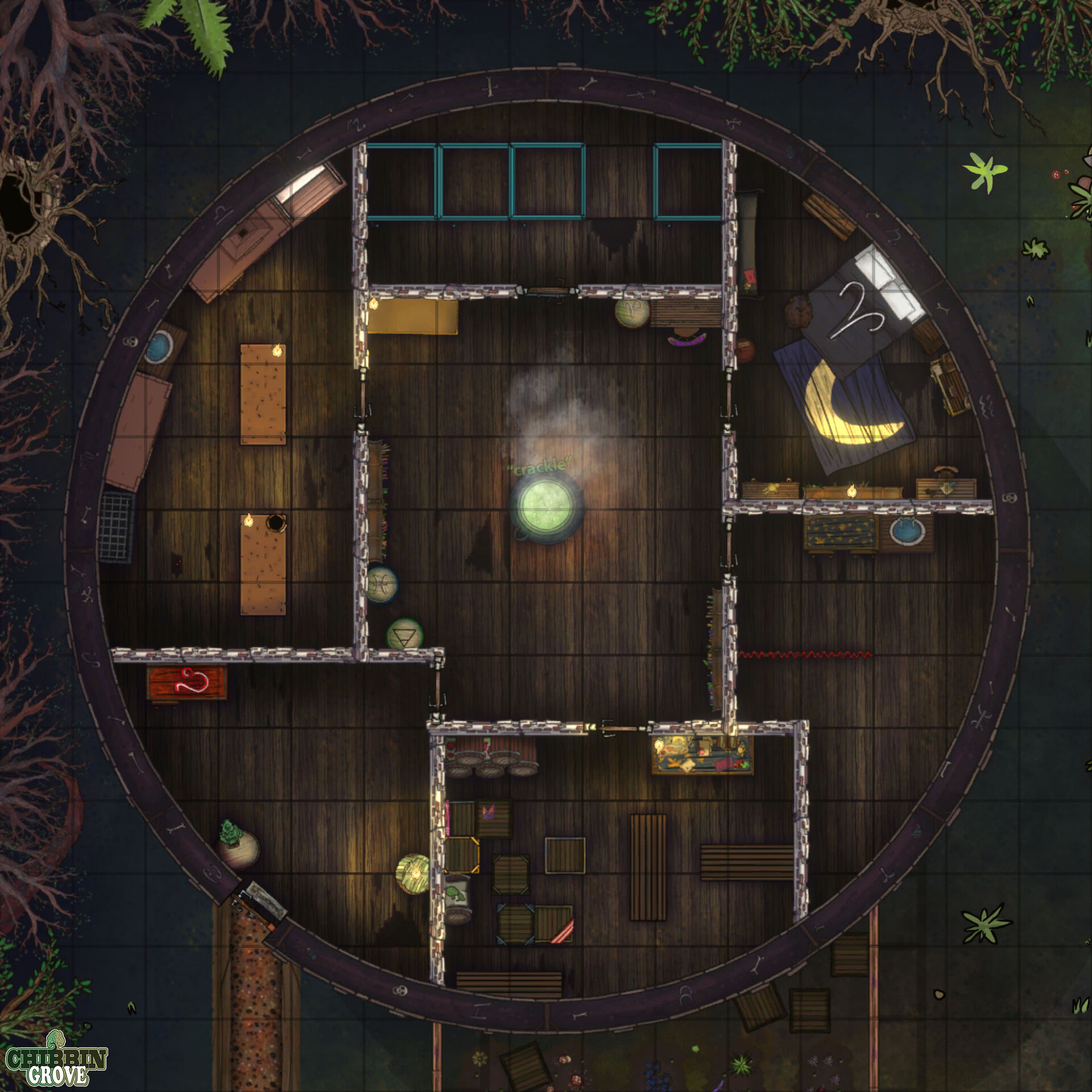 Artstation witch hut