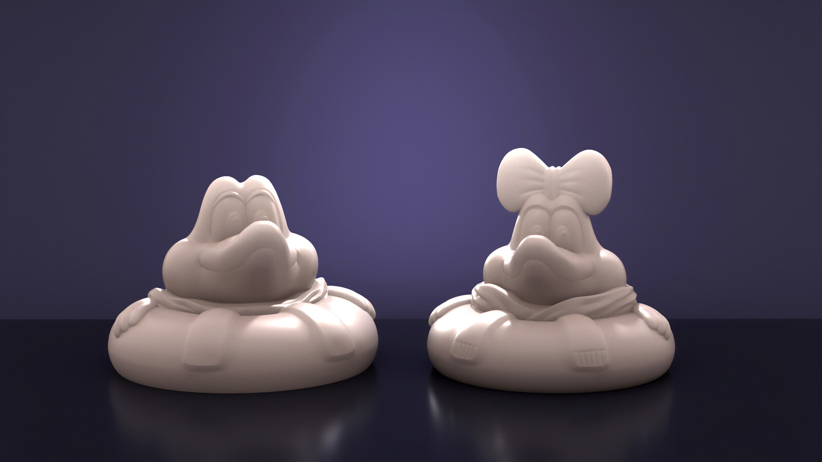Model  rendered with Arnold