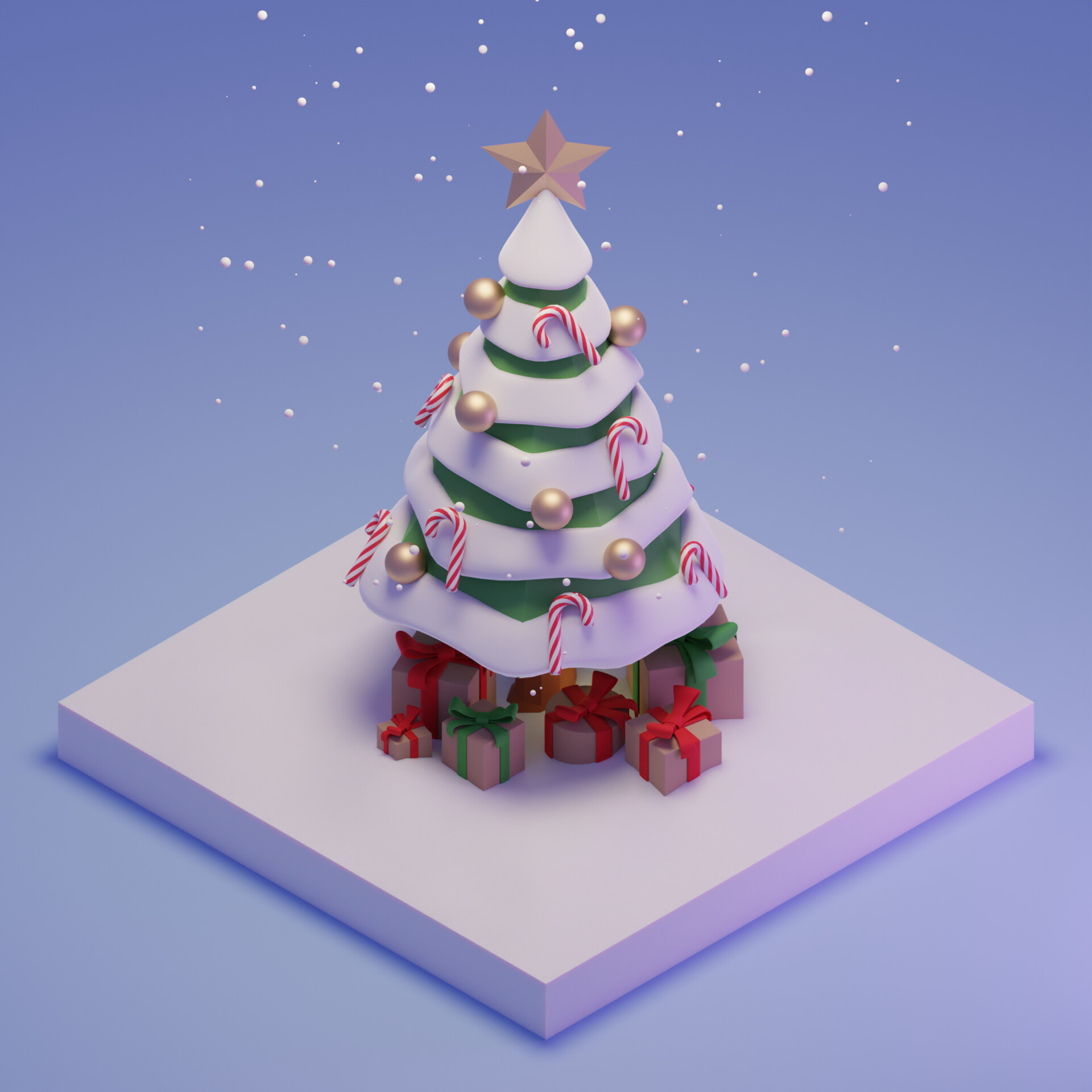 ArtStation - Christmas Tree