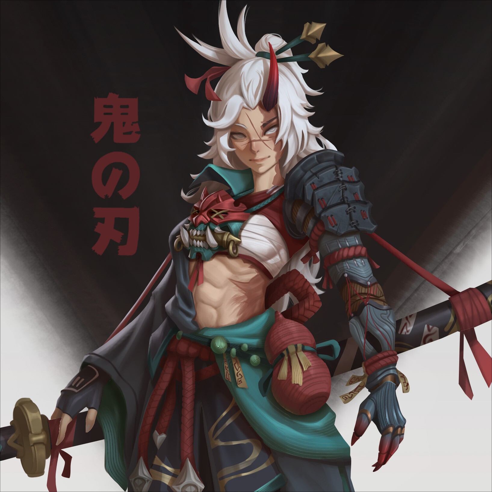 ArtStation - Oni Slayer character design
